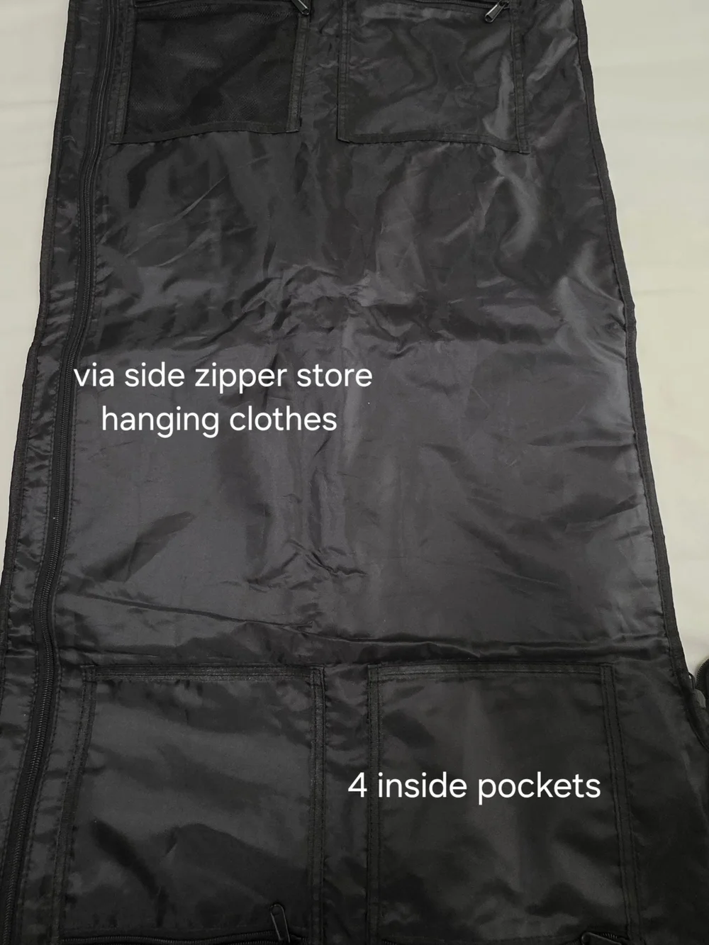 Convertible Carry on Grey Garment Bag